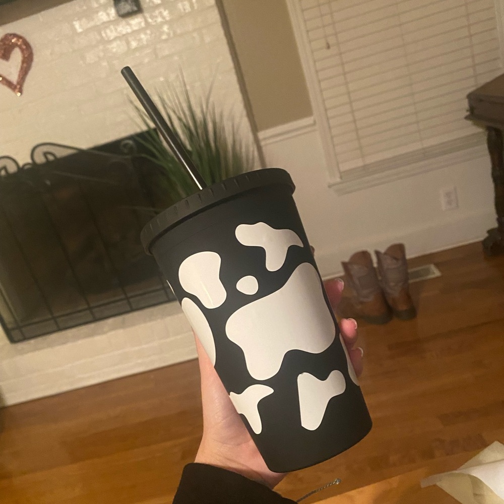 cow print cups!
